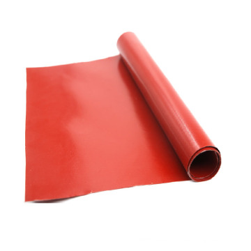 High temperature silicone coated fiberglass fire blanket